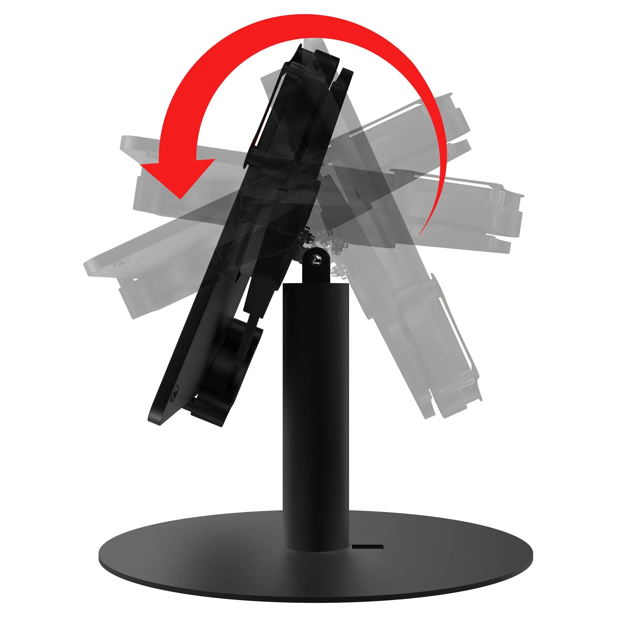 Universal Grip Kiosk Stand - Adjustable Phone Holder for iPhone, Samsung & Tablets - Perfect for Retail Stores, Restaurants & Public Kiosks