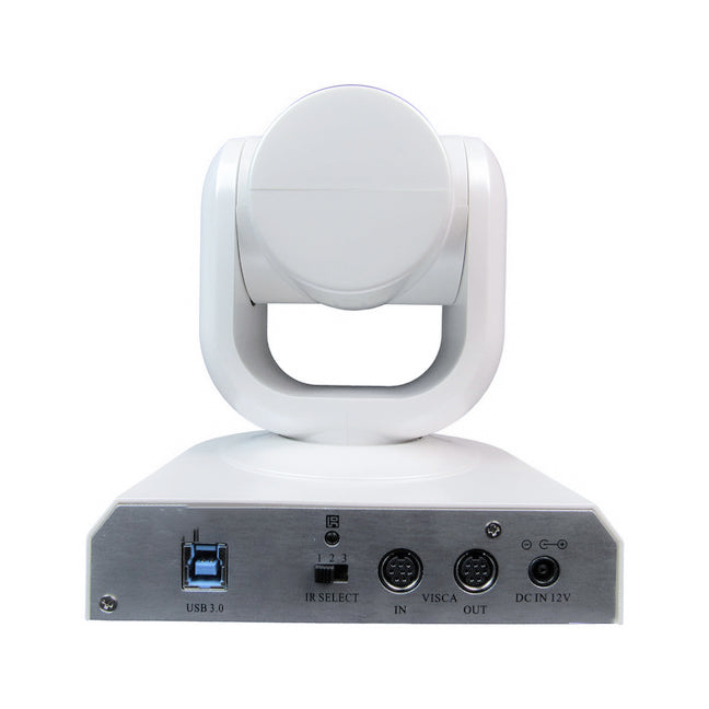 HuddleCamHD 10X WH G3 PTZ Camera (White) - Professional 10X Zoom USB Conference Webcam for Video Conferencing, Live Streaming & Remote Meetings