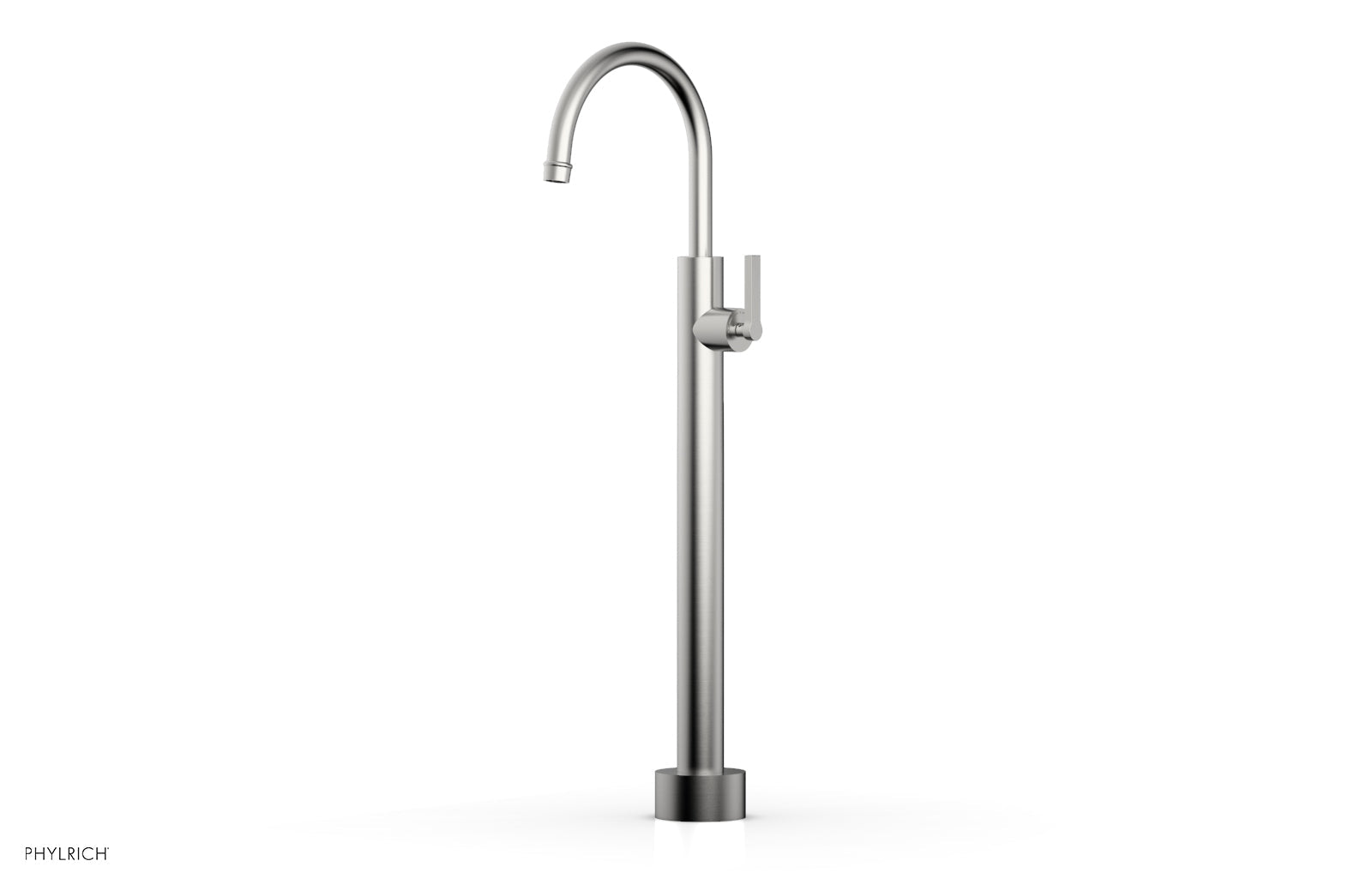 HEX MODERN Low Floor Mount Tub Filler with Lever Handle - Model 501 47 04 - Perfect for Modern Bathroom Renovations and Spa-Like Showers