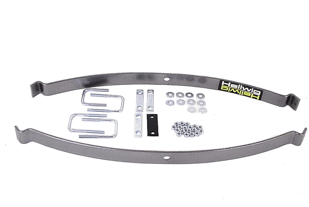 Hellwig 981 EZ-990 Helper Spring Kit for Trucks & SUVs - Heavy Duty Load Support & Towing Assistance - Perfect for Off-Roading, Camping & Hauling