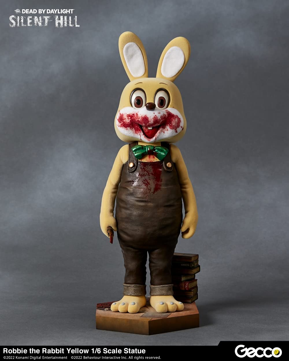 Gecco Silent Hill x Dead by Daylight Robbie Rabbit 1/6 Scale Statue - Yellow Limited Edition Collectible Figure for Horror Game Fans & Home Decor