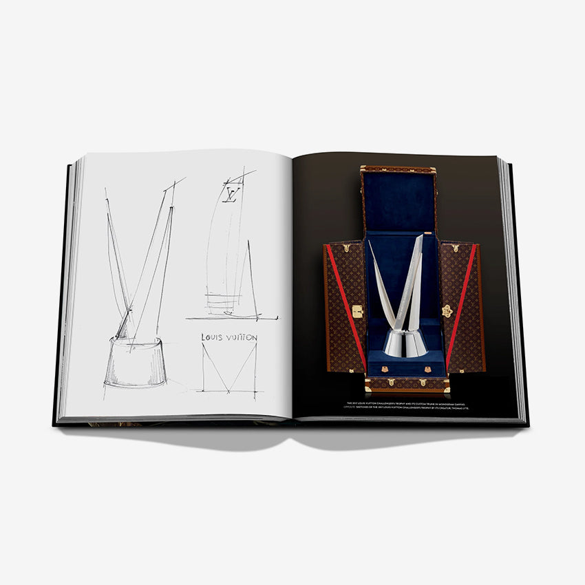 Assouline Louis Vuitton Trophy Trunks - Luxury Travel & Storage Cases for Collectibles & Memorabilia | Perfect for Home Decor & Display