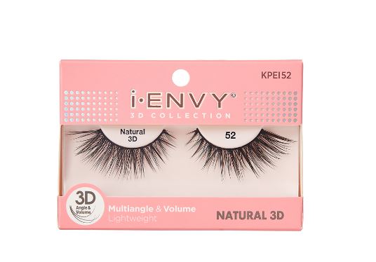KISS iEnvy 3D Collection False Eyelashes - Natural Looking Voluminous Lashes for Dramatic Eye Makeup | Perfect for Parties, Weddings & Special Occasions