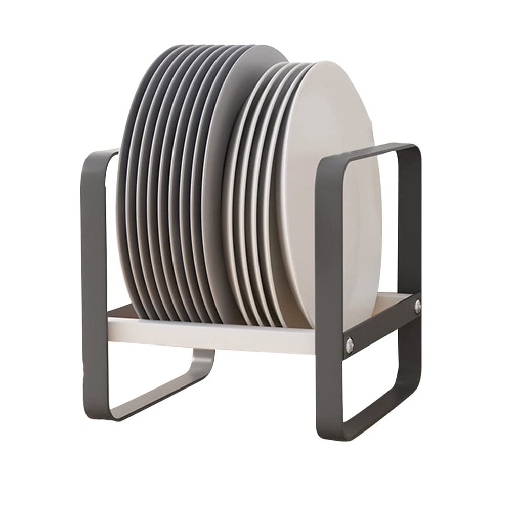 Stainless Steel Kitchen Sink Drain Rack - Dish Drying Rack for Bowls, Plates & Cups - Space Saving Cabinet Organizer with Drain Tray - Perfect for Small Kitchens, Countertops & Dish Drying Stations