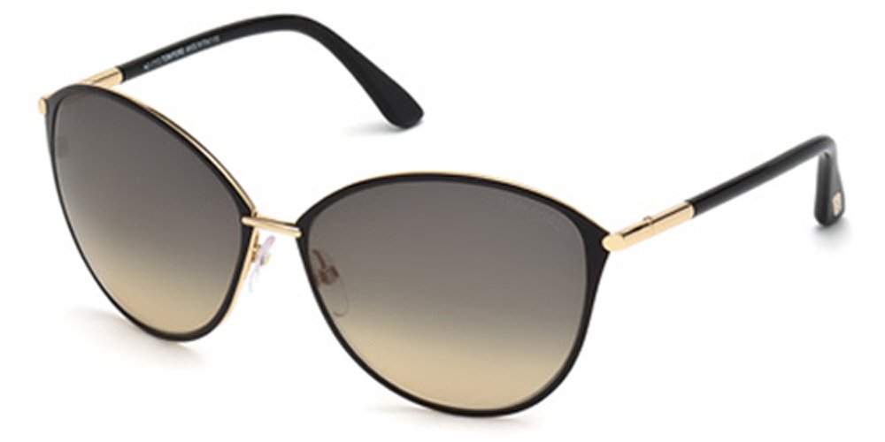Tom Ford FT0320 Sunglasses - 28B Shiny Rose Gold Frame UV Protection for Women | Luxury Fashion Accessories for Beach, Driving & Outdoor Activities