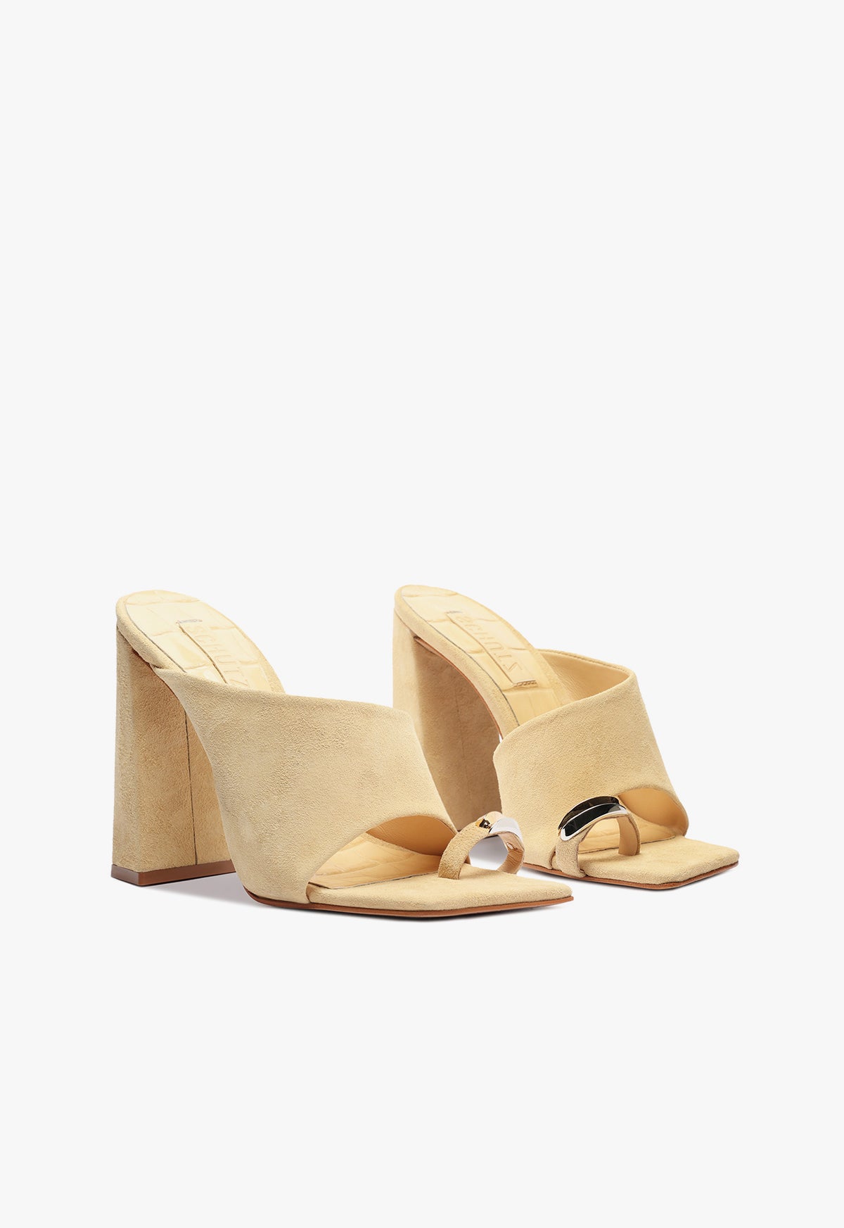 Jodie Nubuck Sandal with 2.5 Inch Heel - Comfortable Women's Dress Sandals for Summer, Weddings & Office Wear