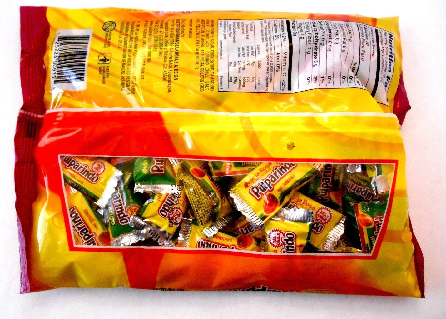 Pulparindo Tamarind Filled Hard Candy - Authentic Mexican Sweet & Sour Treat - Perfect for Parties, Gifts & Snacking