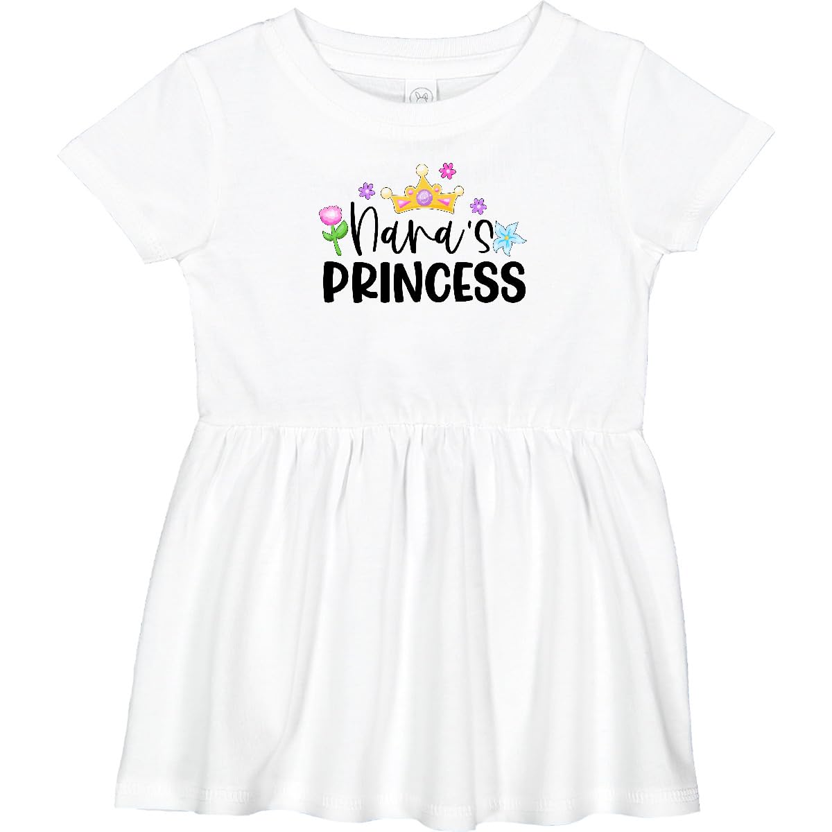 Inktastic Princess Crown Flower Infant Dress - Perfect for Baby Photos & Parties