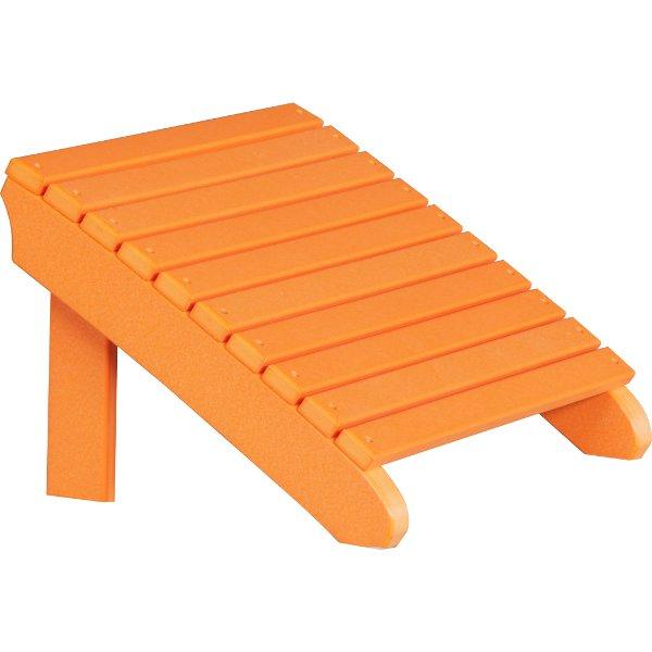 Premium Poly Deluxe Adirondack Footrest - Durable Outdoor Patio Furniture Accessory for Relaxing in Garden, Poolside or Deck