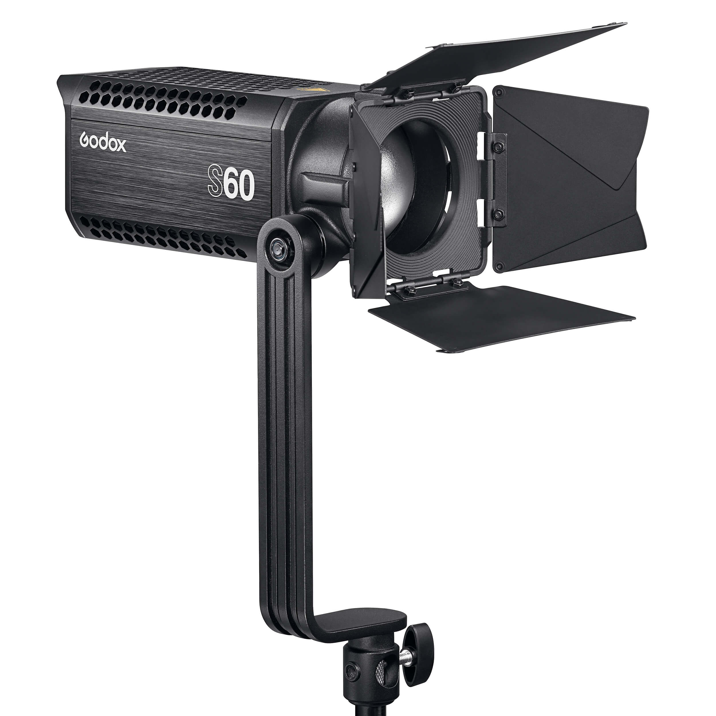 60W Daylight Balanced Focusable LED Light - Portable Studio Lighting with Silent Mode for Photography, Videography & Live Streaming