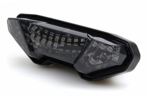 Smoke Lens Sequential LED Tail Lights for 2014-2016 Yamaha FZ-09, 2015-2017 FJ-09 & 2019-2020 Tracer 900 - High Visibility Motorcycle Safety Lights for Night Riding and Urban Commuting