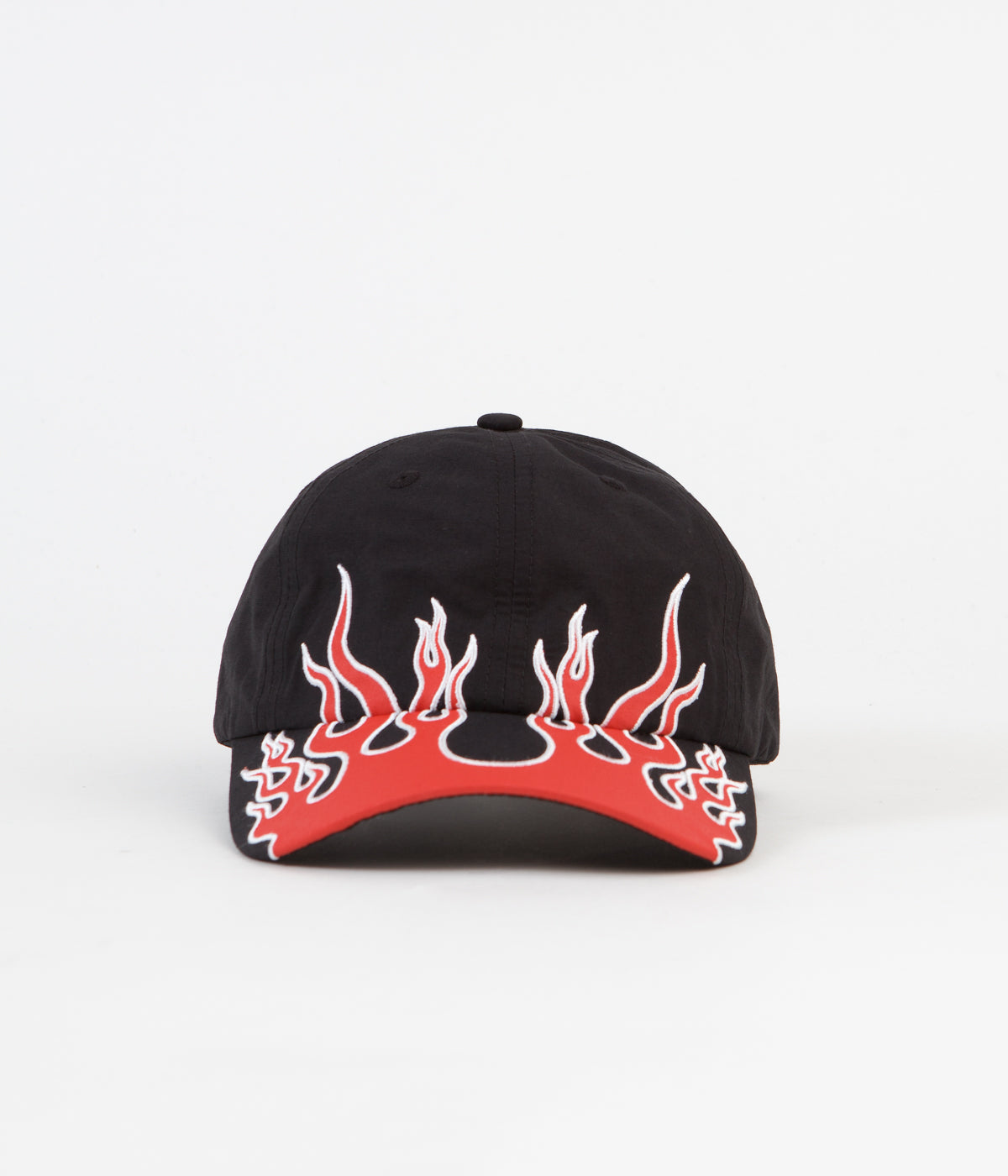 Butter Goods Flame Cap - Black Snapback Hat for Men & Women | Stylish Streetwear Accessory for Urban Fashion & Outdoor Activities