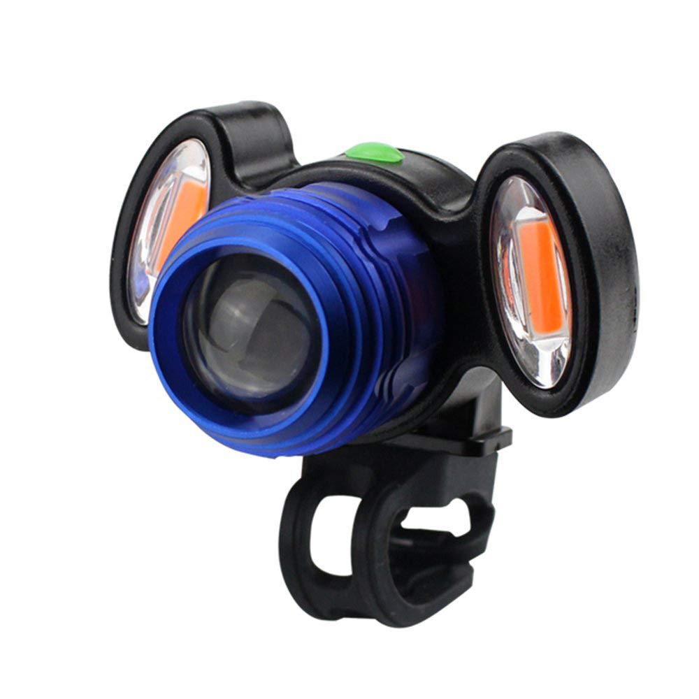 Bocotous 3000 Lumen USB Rechargeable Bike Headlight - Super Bright Bicycle Light for Mountain Biking, Night Cycling & Commuting - Waterproof LED Bike Light with Blue Beam (Perfect for Trail Riding, Urban Commutes & Safety Visibility)
