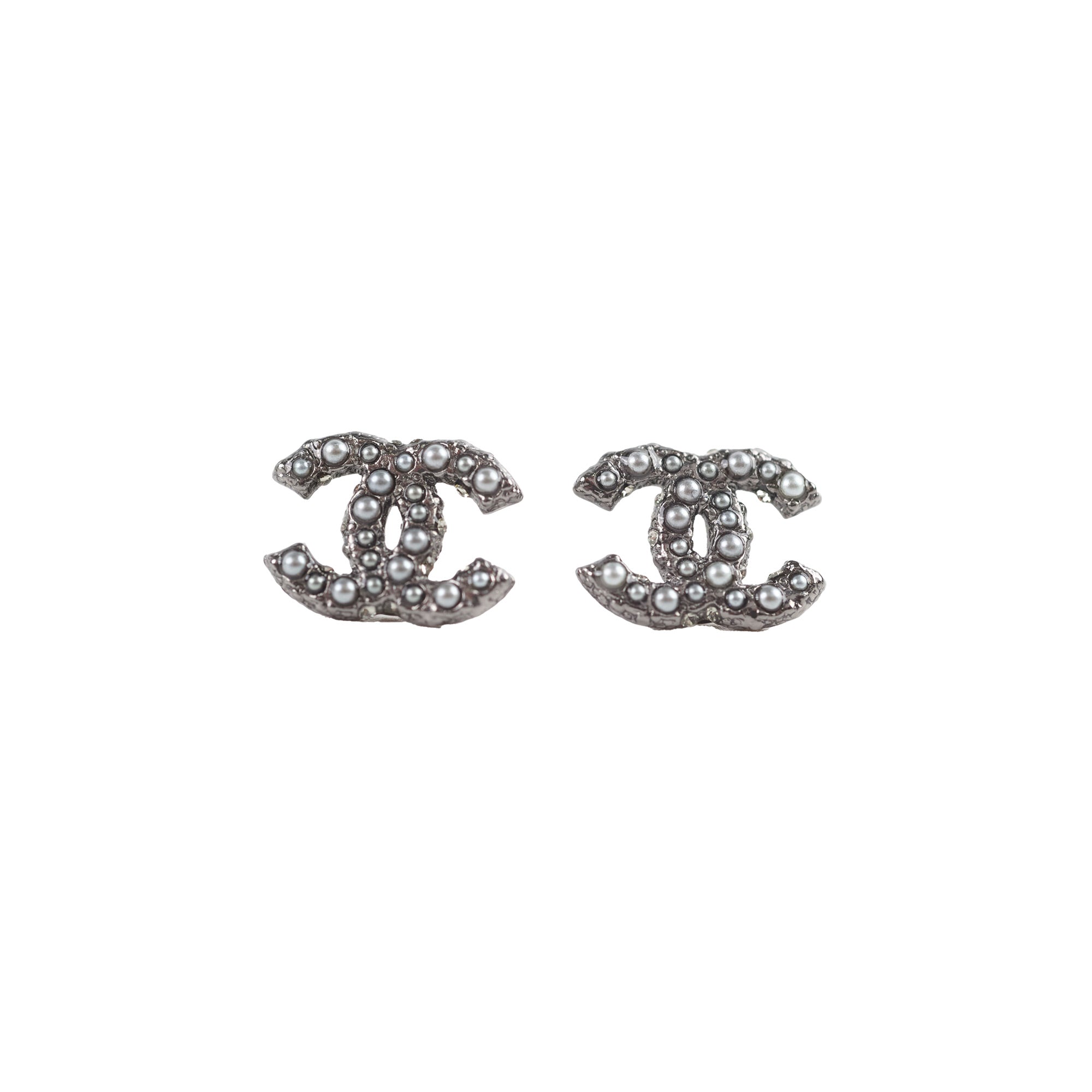 Chanel CC Logo Stud Earrings for Women - Luxury Fashion Jewelry for Parties, Weddings & Special Occasions