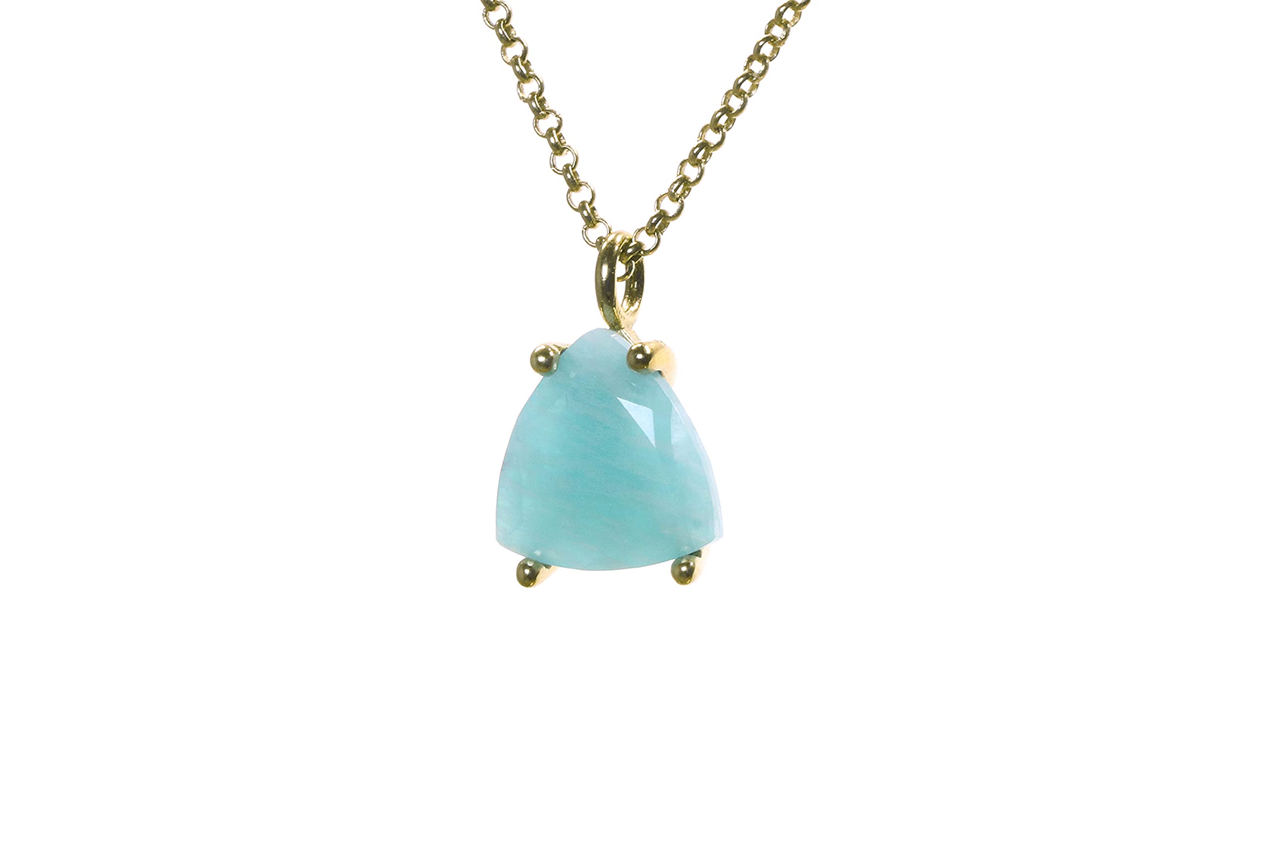 Amazonite Healing Necklace for Women - May Birthstone Gold Jewelry - Elegant Statement Piece for Gifts & Special Occasions