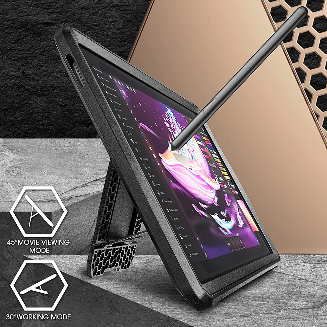 Samsung Galaxy Tab A7 Lite 8.7 Inch (2021) Case - Unicorn Beetle Pro Rugged Full Body Protective Cover with Kickstand - Shockproof & Drop Protection - Perfect for Travel, Work & School Use