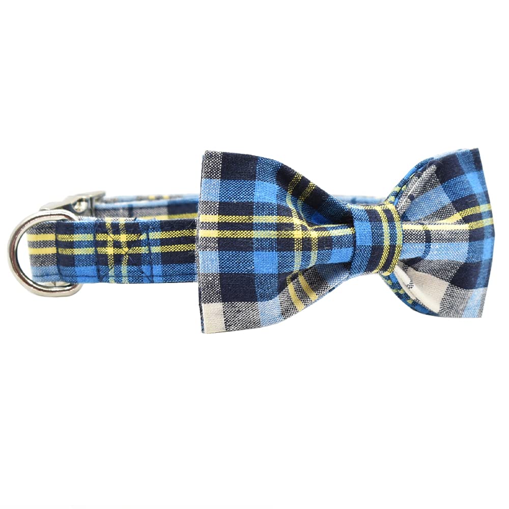 Bubblepup Adjustable Dog Collar with Detachable Bow - Soft, Comfortable Pet Collar for Small, Medium & Large Dogs - Perfect for Daily Walks, Training & Fashion Accessories