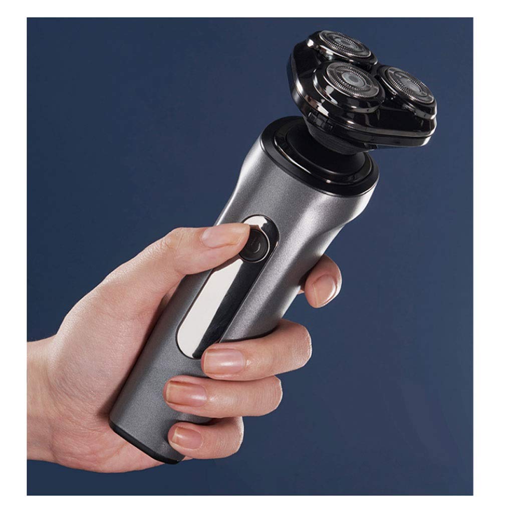 Best Electric Razor for Men - Cordless Wet/Dry Waterproof Rotary Shaver & Beard Trimmer - Perfect for Travel, Gym & Daily Grooming Routine