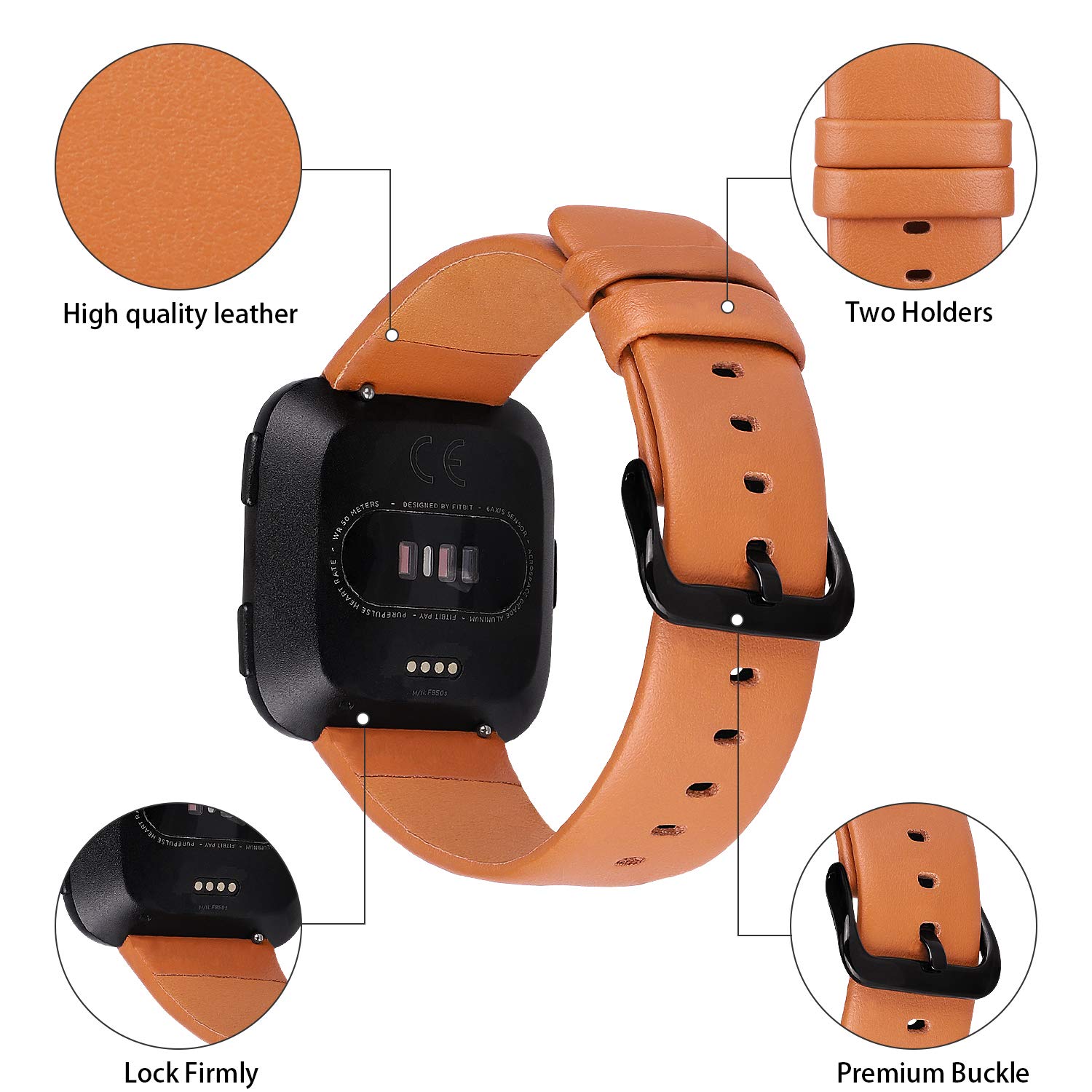 Premium Soft Silicone Replacement Bands for Fitbit Ionic - Comfortable Sports Wristbands for Women & Men - Perfect for Workouts, Running & Daily Wear