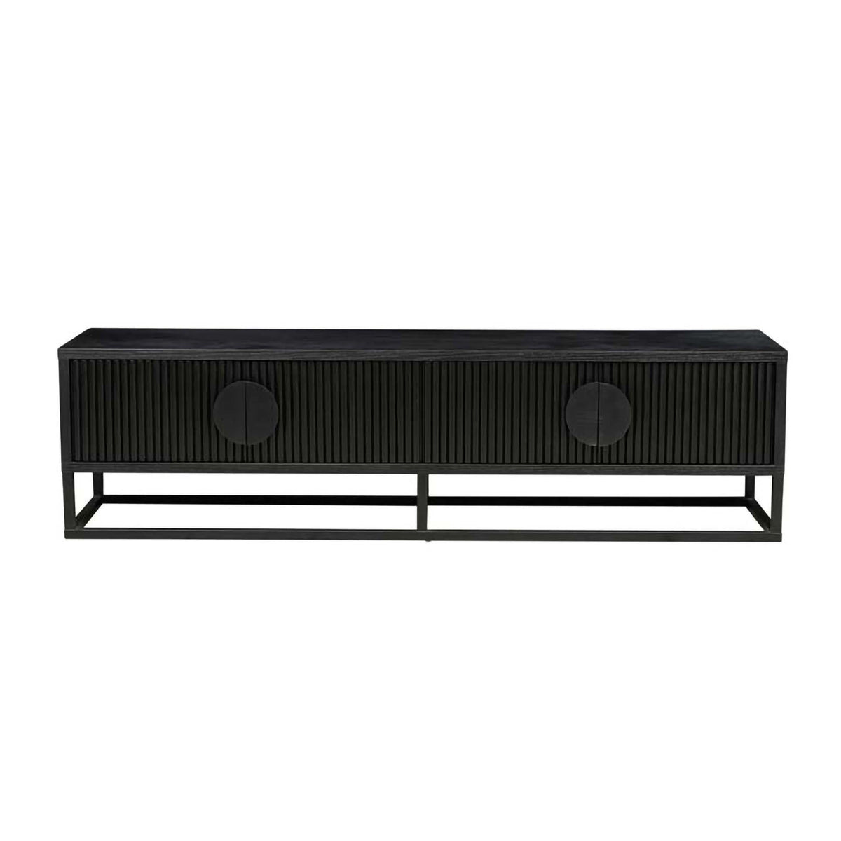 Benjamin Ripple Entertainment Unit - Modern TV Stand with Storage for Living Room, Bedroom & Home Theater - Perfect for 65 Inch TV & Media Storage