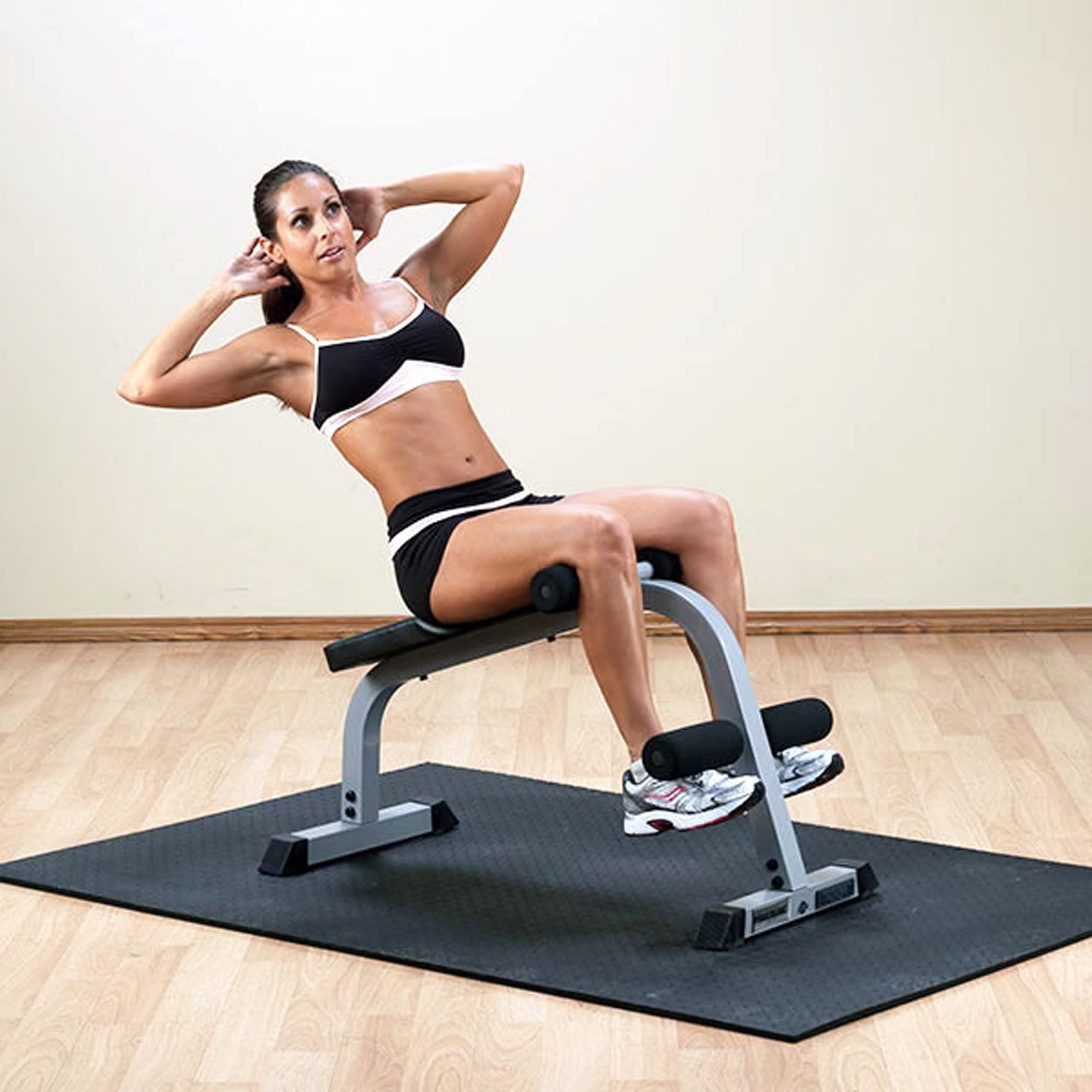 Body-Solid Powerline Ab Board (PAB139X) - 6-Pack Abs Machine for Home Gym Strength Training | Core Workout Equipment for Men & Women | Perfect for Abdominal Exercises and Fitness Routines