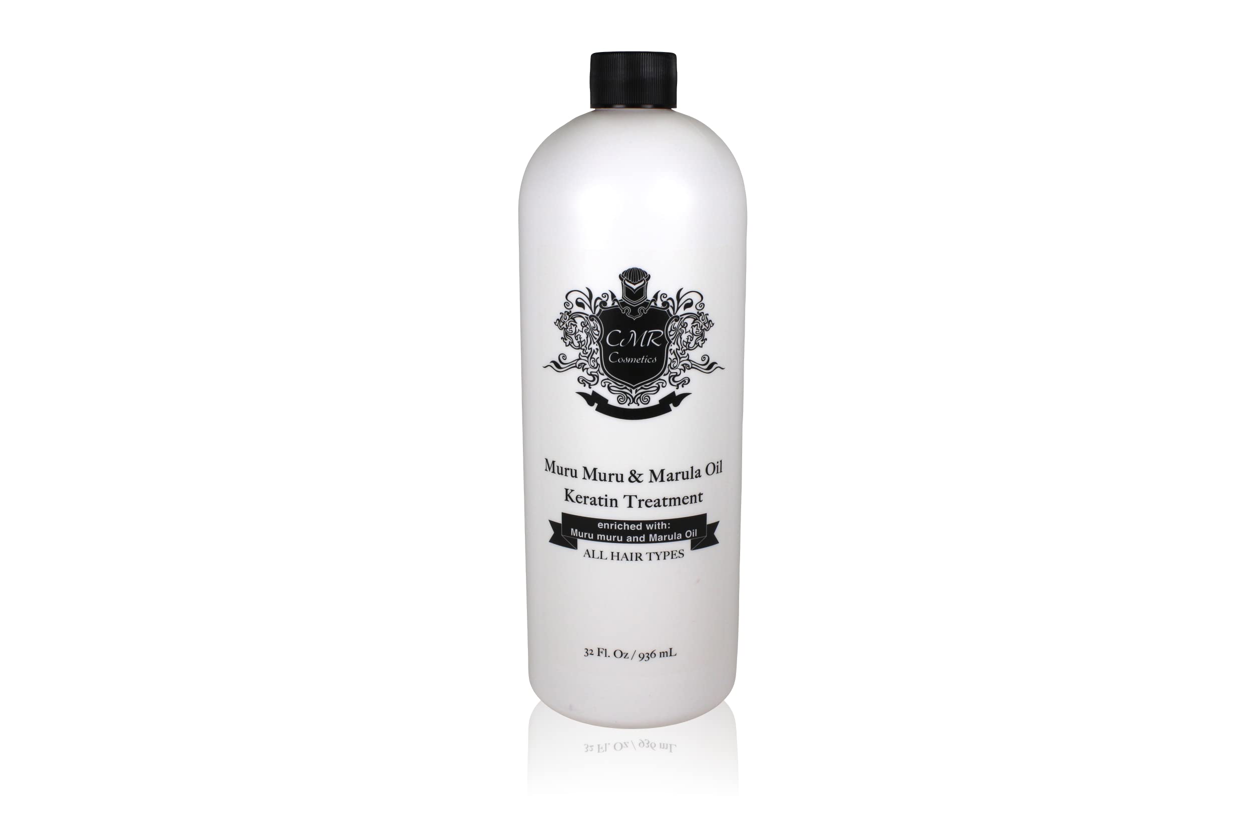 Professional Keratin Hair Treatment with Muru Muru & Marula Oil - Anti-Frizz, Straightening & Shine Enhancing Cream for All Hair Types - Camellia Scented Nourishing Formula for Soft, Smooth Hair - Perfect for Daily Styling, Salon-Like Results at Home