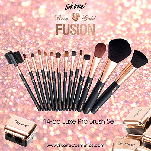 Skone Cosmetics Professional Small Creme Brush - Soft Shed-Free Makeup Brush for Flawless Foundation & Cream Application | Perfect for Hard-to-Reach Areas & Detailed Contouring | Ideal for Professional Makeup Artists & Home Beauty Routines