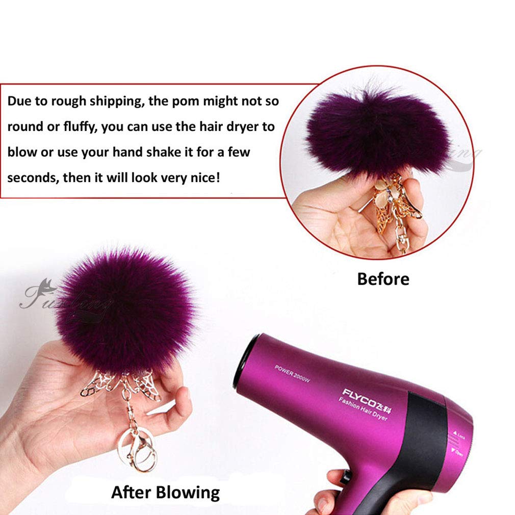 12pcs DIY Knitting Hat Accessories - Faux Fur Pom Pom Balls with Snap Buttons for Winter Hats, Scarves & Crafts | Cozy Handmade Style for Cold Weather & Gift Making