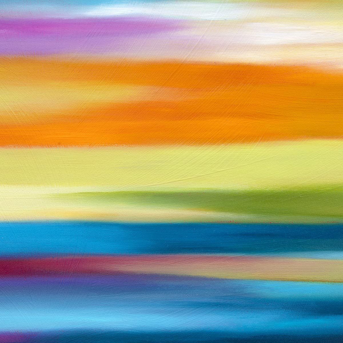 Original A Sea of Color Abstract Art Print - Vibrant Wall Decor for Living Room, Bedroom & Office | Modern Home & Office Decor