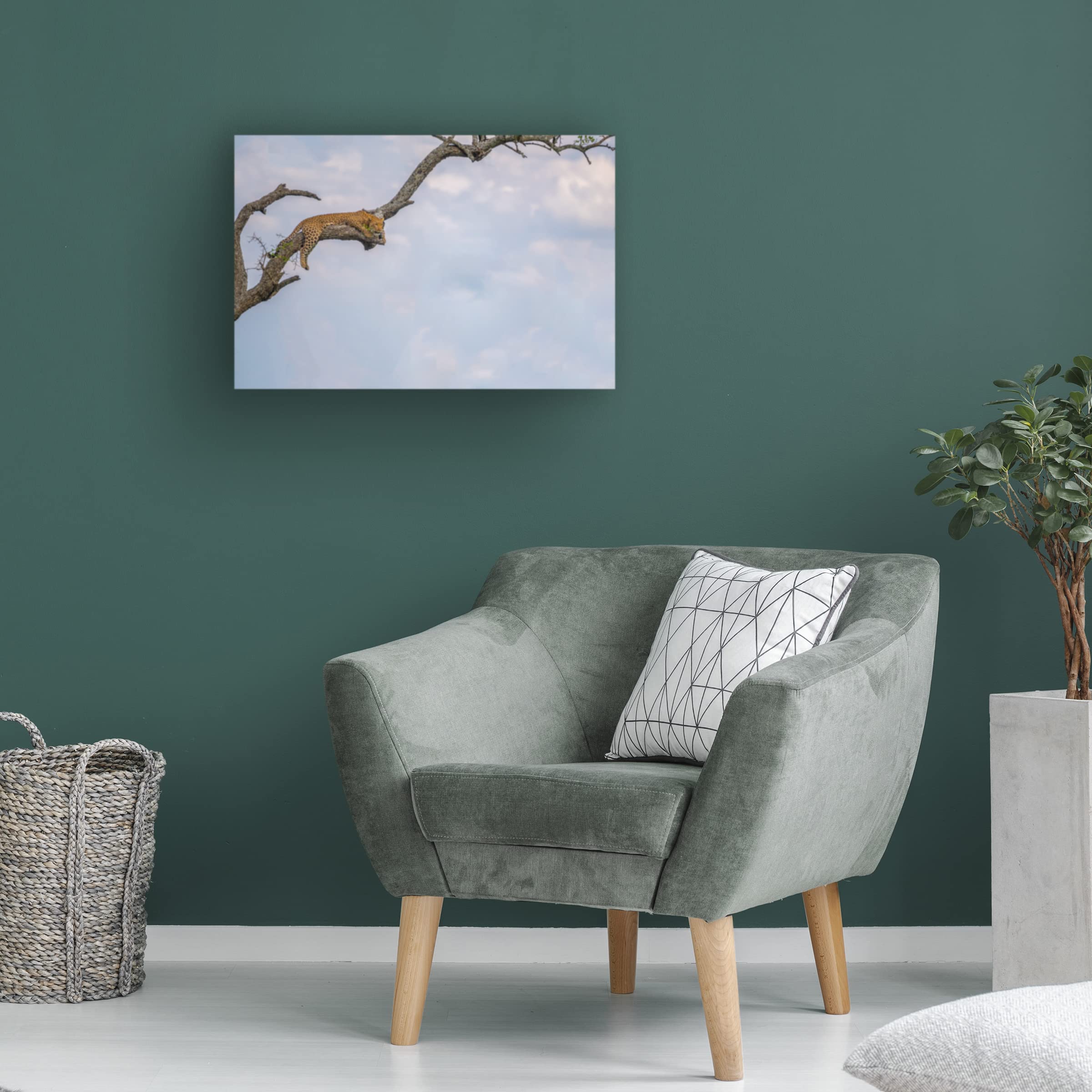 Trademark Fine Art 'Point Of View' Canvas Wall Art by Mohammed Alnaser - Modern Abstract Painting for Living Room, Bedroom & Office Decor