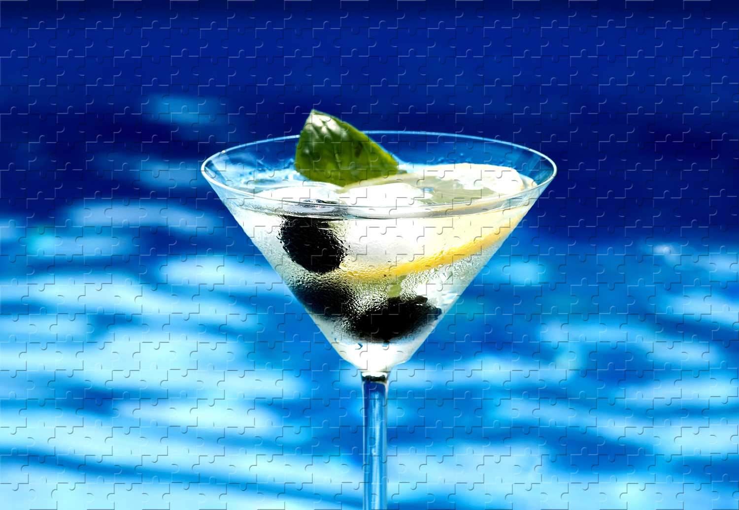 1000-Piece Cocktail Party Jigsaw Puzzle for Adults - 29.5 x 19.6 Inch Large Basswood Puzzle - Perfect for Family Game Night & Home Decor