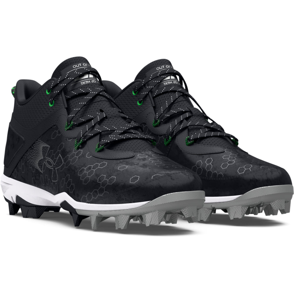 Under Armour Harper 8 Mid RM Baseball Cleats for Men - Lightweight Performance Shoes with Mid-Cut Ankle Support - Perfect for Baseball, Training & Field Sports