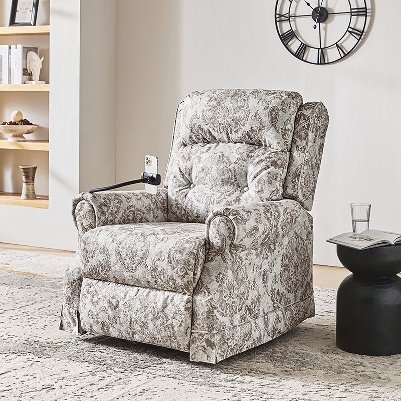 Harold Lift Assist Power Recliner Chair with Massage, Heat & Adjustable Headrest - Comfortable Electric Reclining Sofa for Elderly & Mobility Needs - Perfect for Living Room, Home Theater & Relaxation