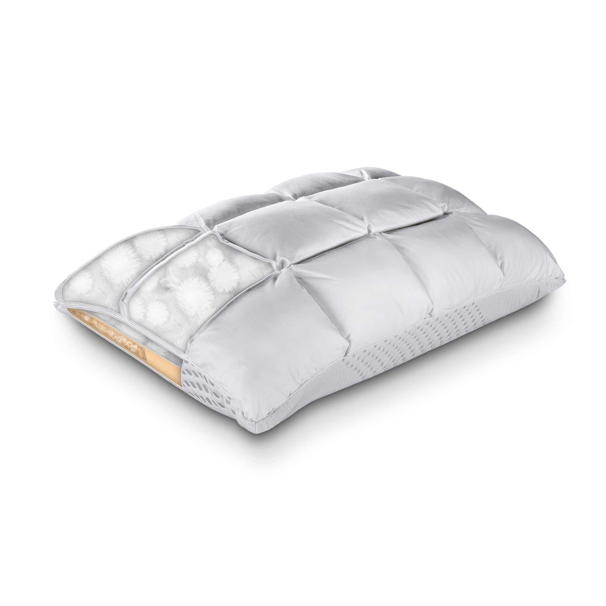 PureCare SoftCell Comfy Pillow - Hypoallergenic Memory Foam Pillow for Neck & Back Support - Perfect for Side Sleepers, Back Pain Relief & Better Sleep