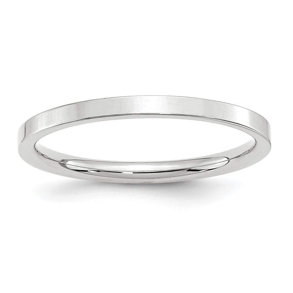 14K Gold Flat Comfort Fit Band Ring for Women - White Gold & Yellow Gold, Multiple Sizes & Widths (1mm-8mm) | Perfect Wedding Ring, Anniversary Gift, Everyday Jewelry