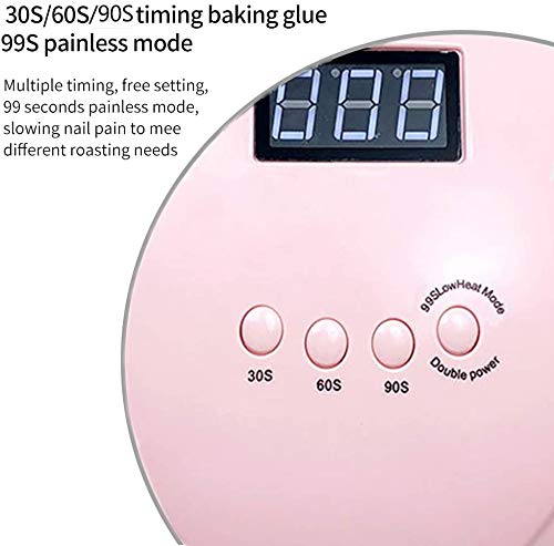 Professional 108W UV LED Nail Lamp Dryer for Gel Polish - 4 Timer Settings, Fast Curing for Fingers & Toes | Perfect for Home Manicures, Salon Nail Art & DIY Gel Nail Extensions