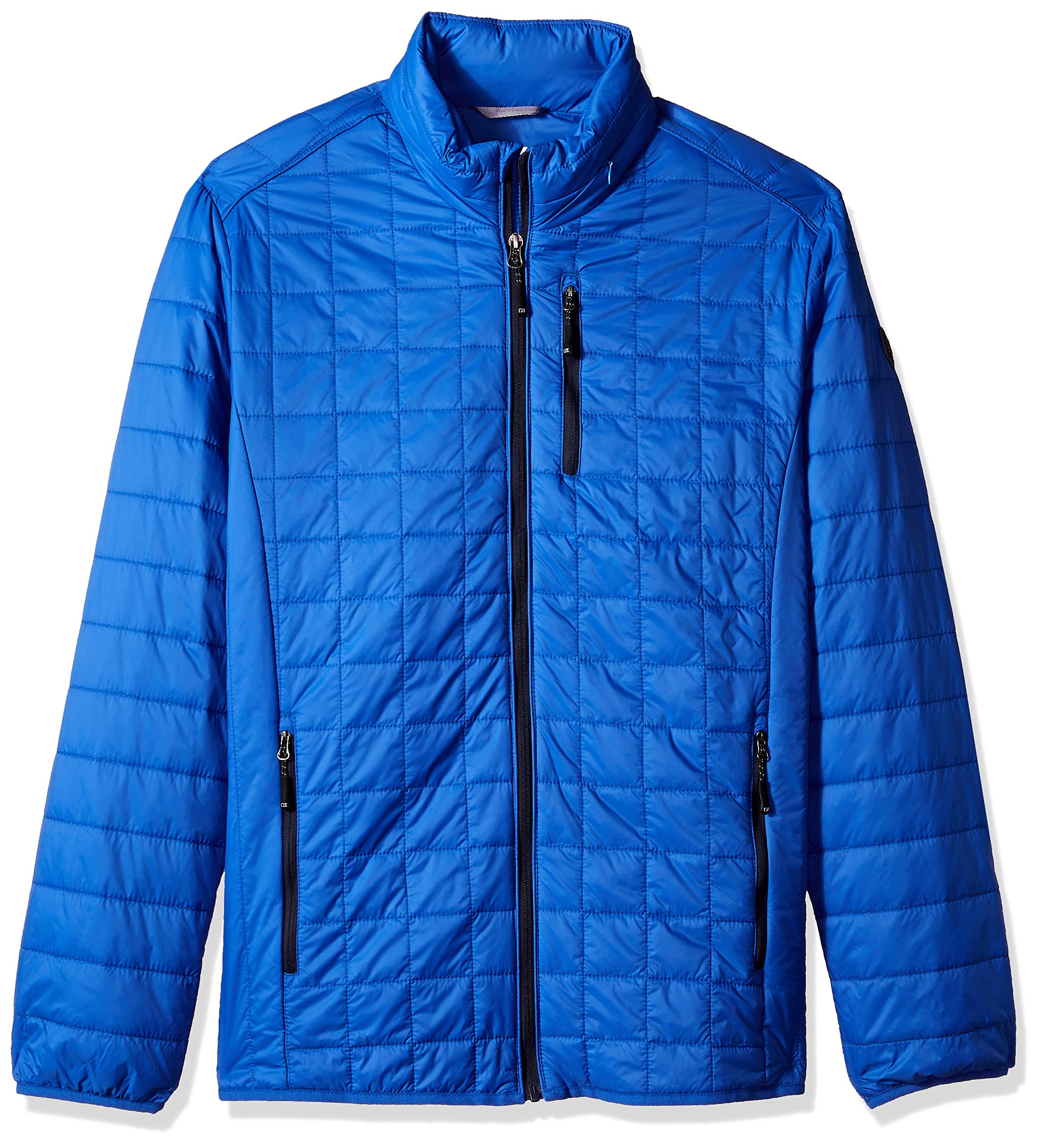 Cutter & Buck Men's Weatherproof Primaloft Down Alternative Rainier Jacket - Lightweight Insulated Water-Resistant Coat for Hiking, Camping & Outdoor Adventures