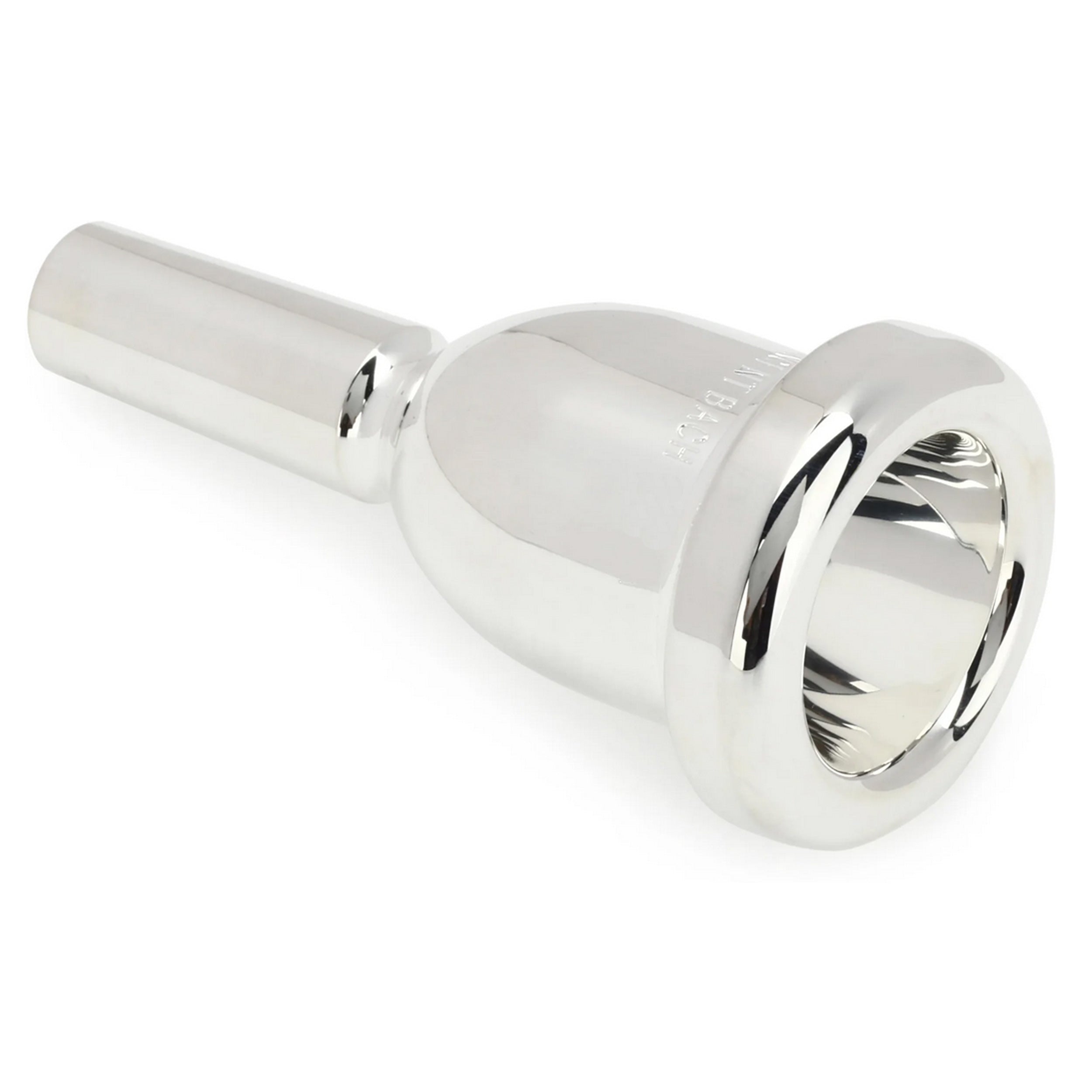 Bach Megatone Trombone Mouthpiece - Silver Plated Large Shank 1.25GM for Professional Brass Players - Perfect for Jazz, Orchestral & Solo Performances