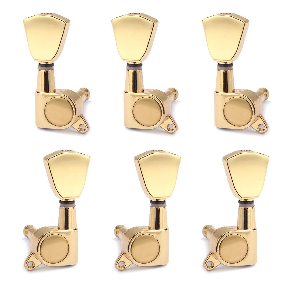 Premium Gold Guitar Tuning Pegs & Machine Heads for LP Electric Guitars - High-Quality Replacement Parts for Smooth Tuning - Perfect for Performances, Studio Recording & Guitar Maintenance