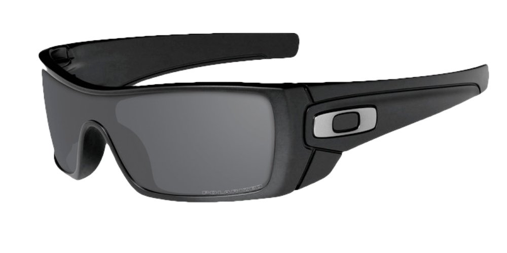 Oakley Batwolf Sunglasses - Matte Black Frame with Polarized Black Lenses for Men & Women | UV Protection, Sports, Driving & Outdoor Activities