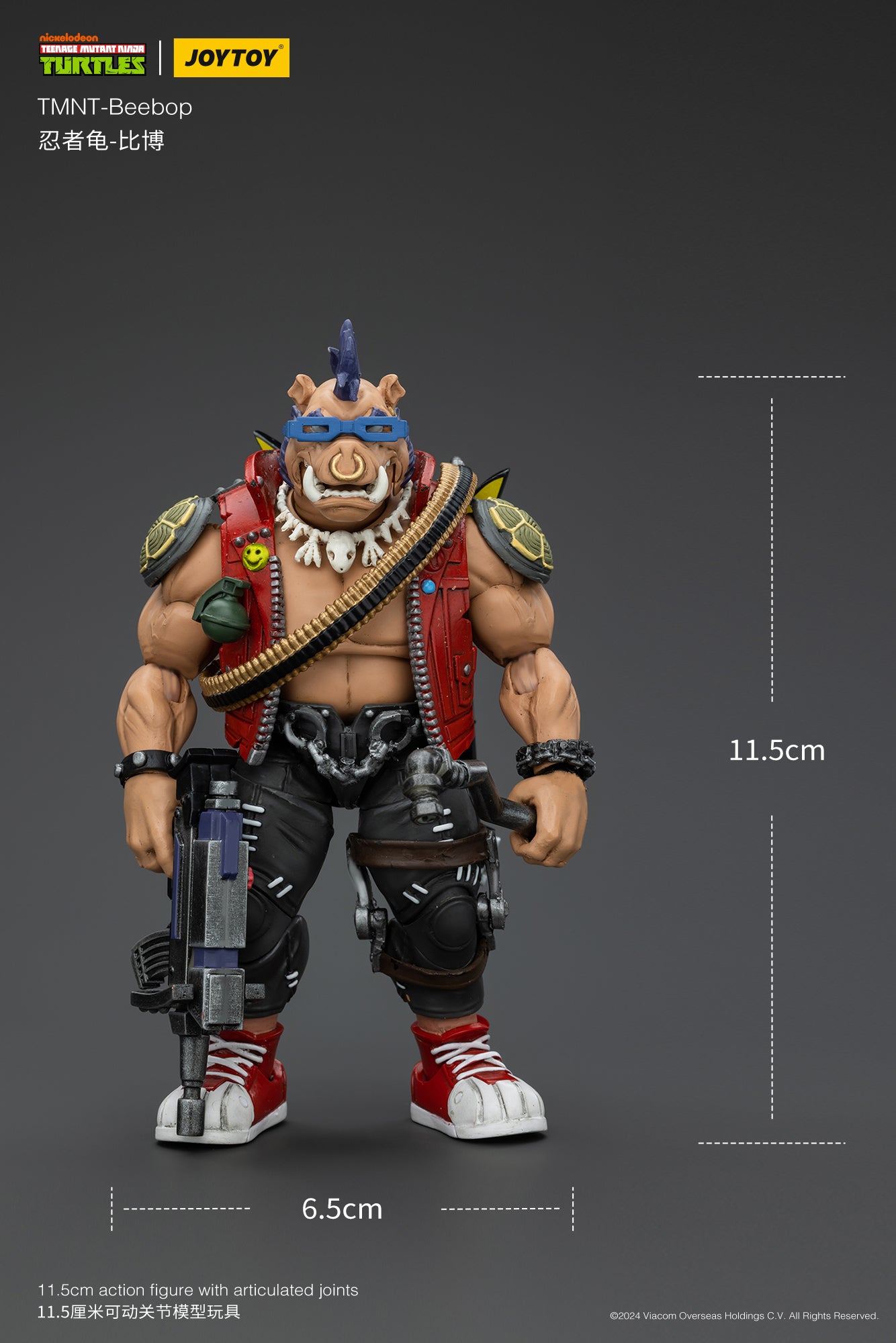 1/18 Scale JOYTOY TMNT Action Figure - Beebop & Rocksteady Collectible Set for Teenage Mutant Ninja Turtles Fans | Perfect for Display, Gifts, and Action Figure Collections