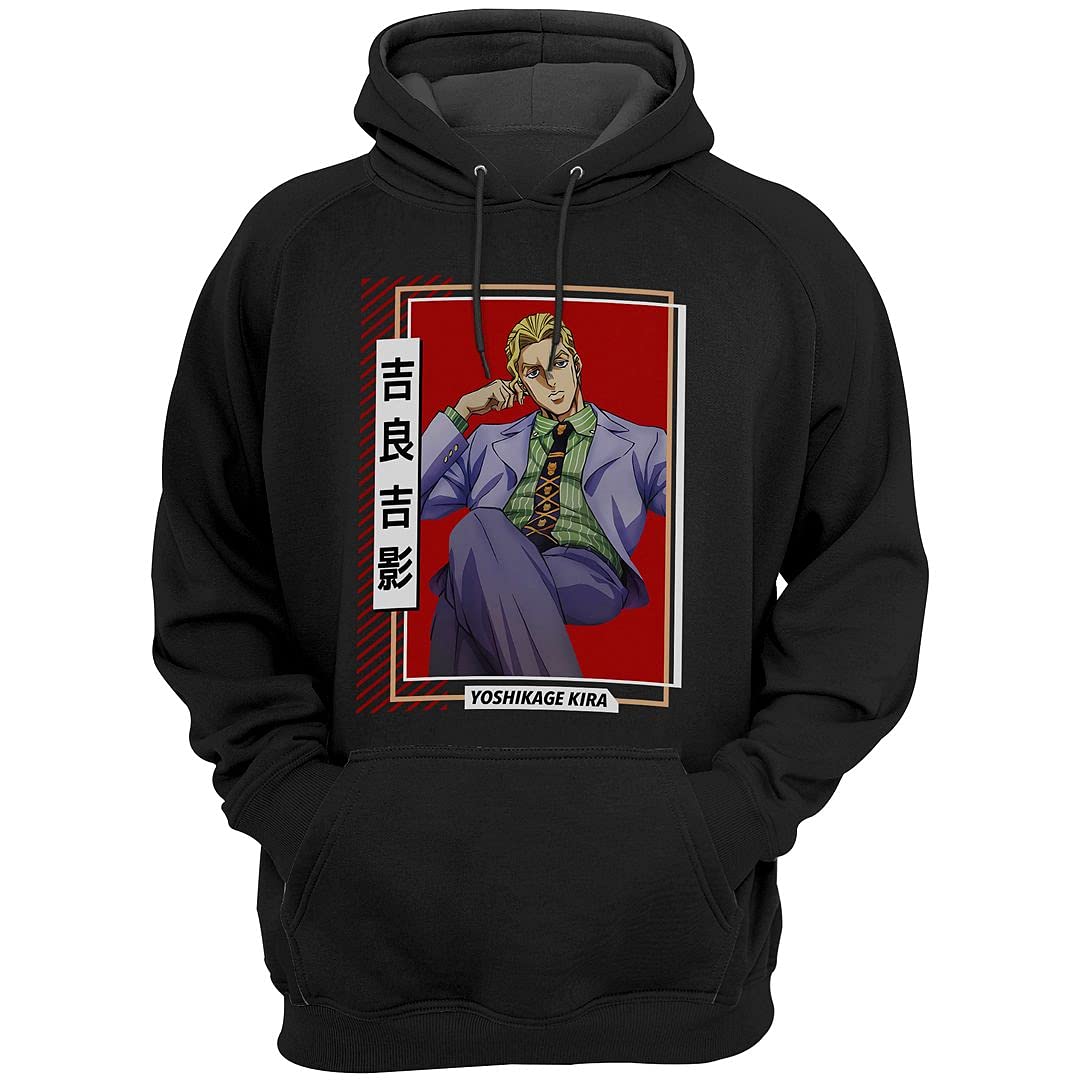 Yoshikage Kira Anime Hoodie - Unisex Manga Sweatshirt for Men, Women & Kids | JoJo's Bizarre Adventure Cosplay & Casual Wear