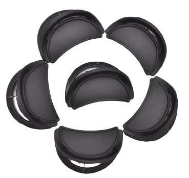 imioxo 6-Piece Hair Clutch & Claw Clips Set for Women & Girls - Black Hair Accessories for School, Work, Party & Everyday Styling