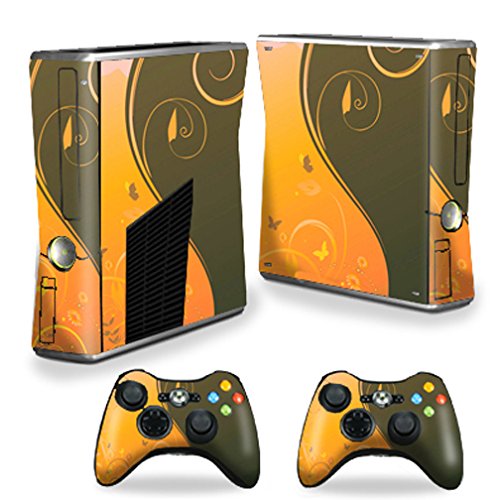 MightySkins Custom Vinyl Decal Wrap Cover for Xbox 360 & Xbox 360 S Console - Butterfly Garden Design | Protective, Durable, Easy to Apply & Remove | Made in USA | Perfect for Gaming Setups, Personalized Gifts & Console Protection