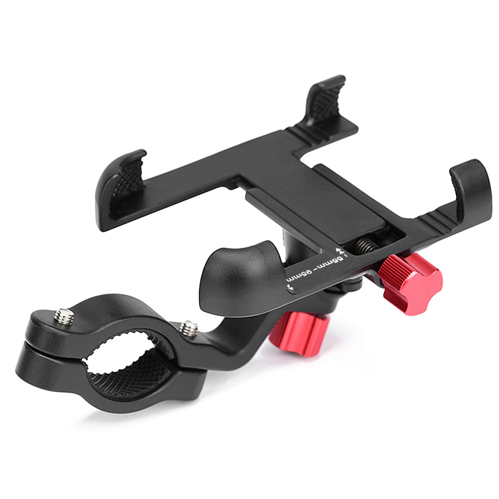 Homtoozhii Strong Aluminum Alloy Bike Phone Mount - 360° Rotatable Adjustable Bicycle & Motorcycle Phone Holder for 31.8mm Handlebar - Perfect for Cycling, Commuting & Outdoor Adventures