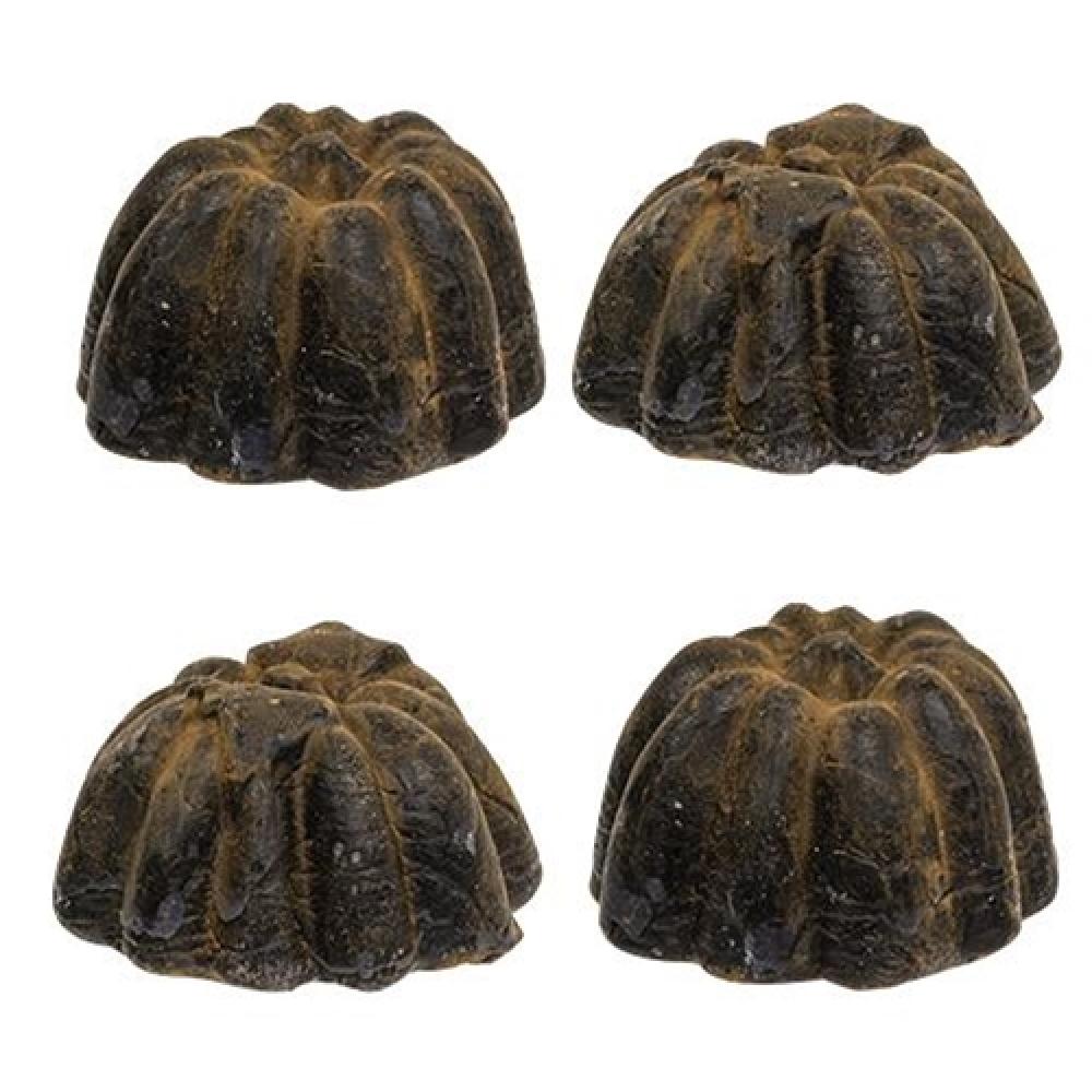4-Pack Natural Beeswax Candles in Pumpkin Shape - Handmade Soy Wax Fall Decor for Thanksgiving, Halloween & Autumn Home Decor | Perfect for Centerpieces, Mantel Displays & Cozy Ambiance