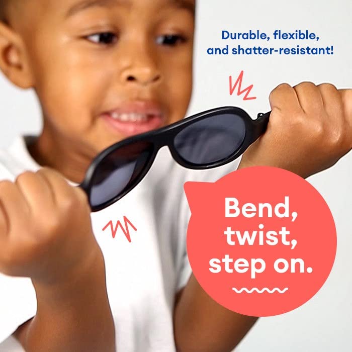 Babiators Keyhole Sunglasses for Kids - 100% UV Protection Polarized Sunglasses for Boys & Girls - Perfect for Beach, Swimming, Outdoor Sports & Summer Activities