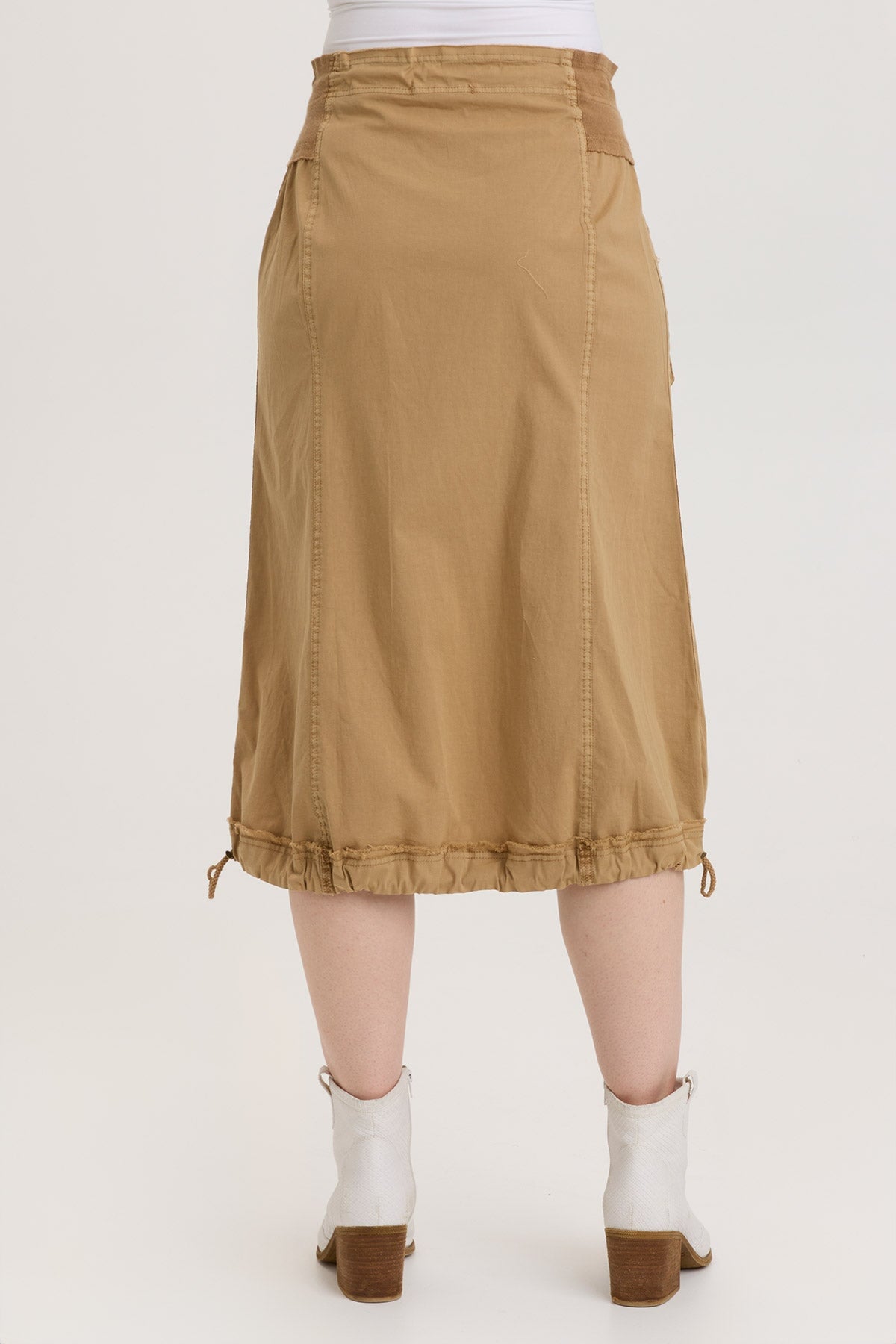 Mayze Skirt Au Lait Pigment - Women's Fashion Skirt for Casual Wear & Office Outfits | Soft Fabric & Comfortable Fit
