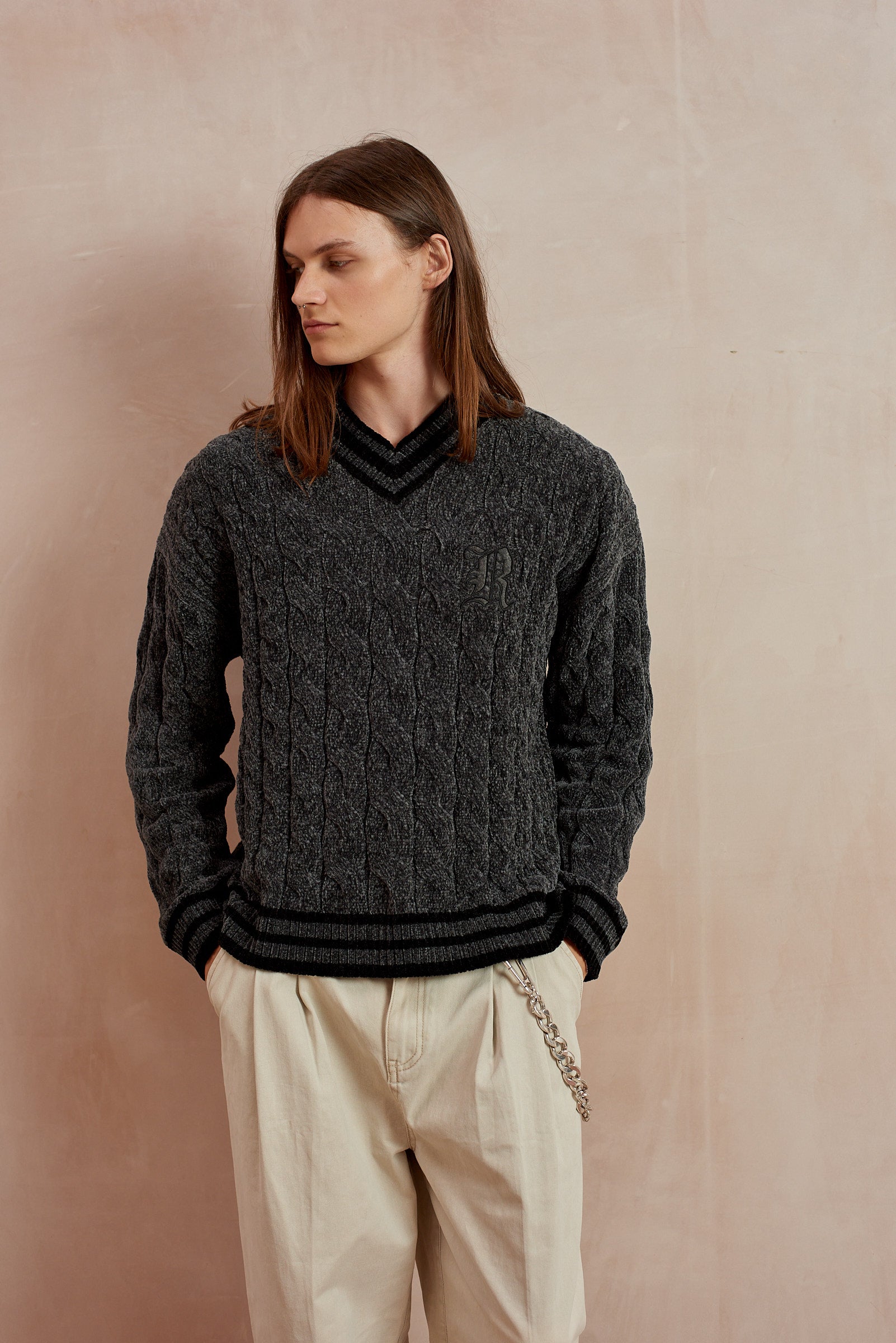 Cozy Dweeb Cable Knit Sweater for Women - Soft Winter Pullover for Casual Outfits & Holiday Gatherings