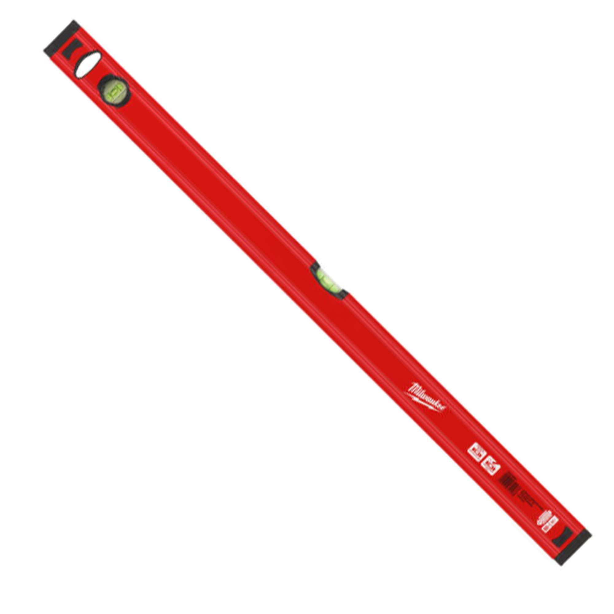 Milwaukee 4932459092 Redstick Slim 80cm Level - Premium Aluminum Construction, Red/Black - Perfect for Construction, Carpentry, and DIY Home Projects